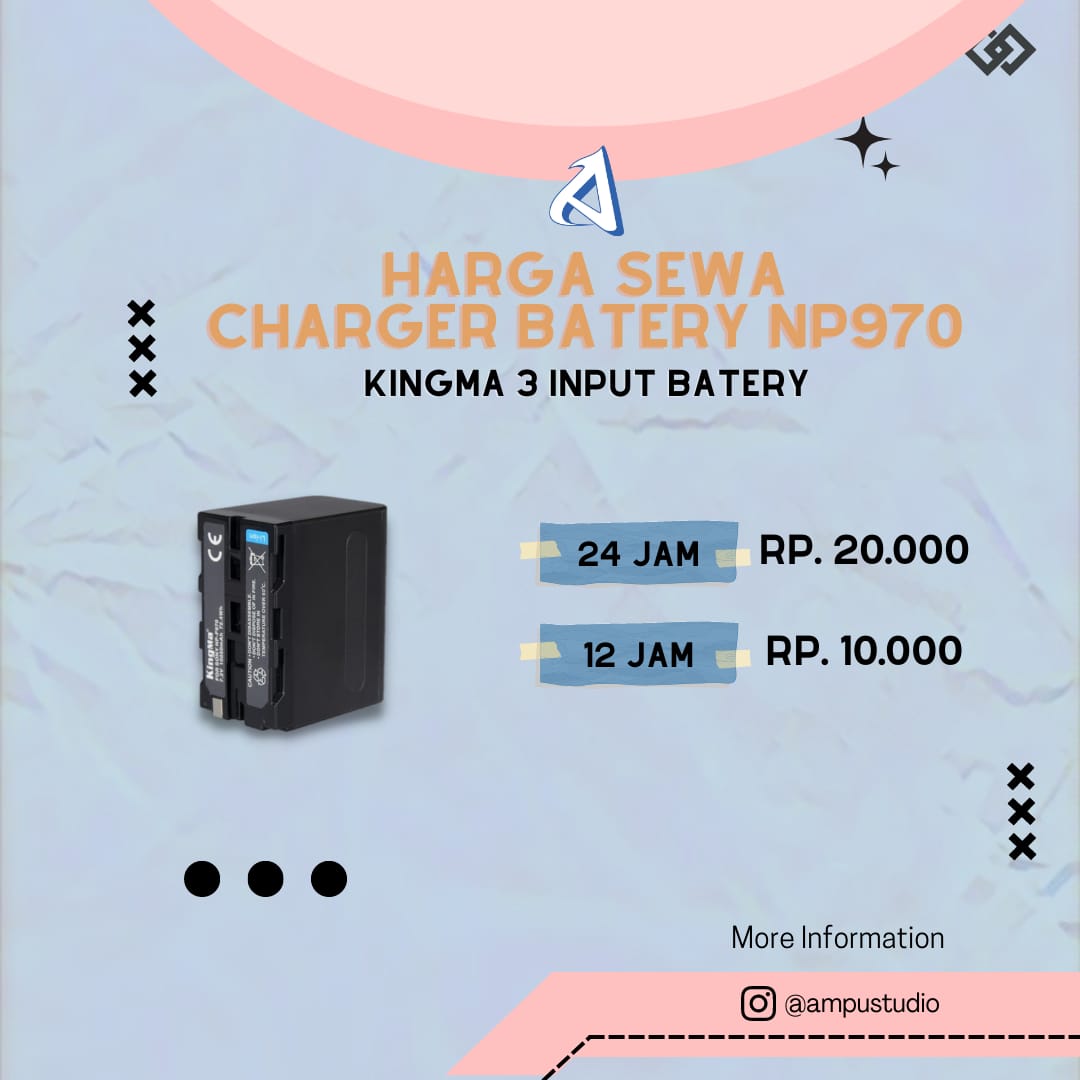 CHARGER BATERY NP970